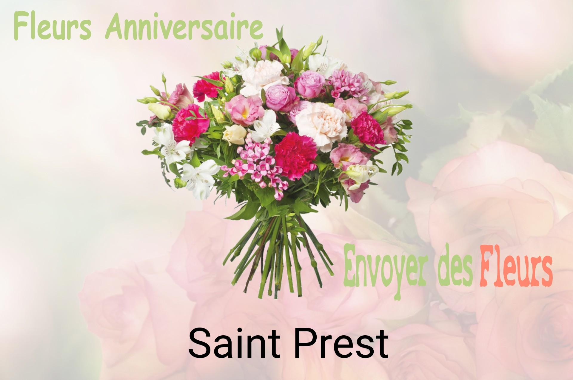 Bouquet de fleurs d’anniversaire livré à Saint-Prest