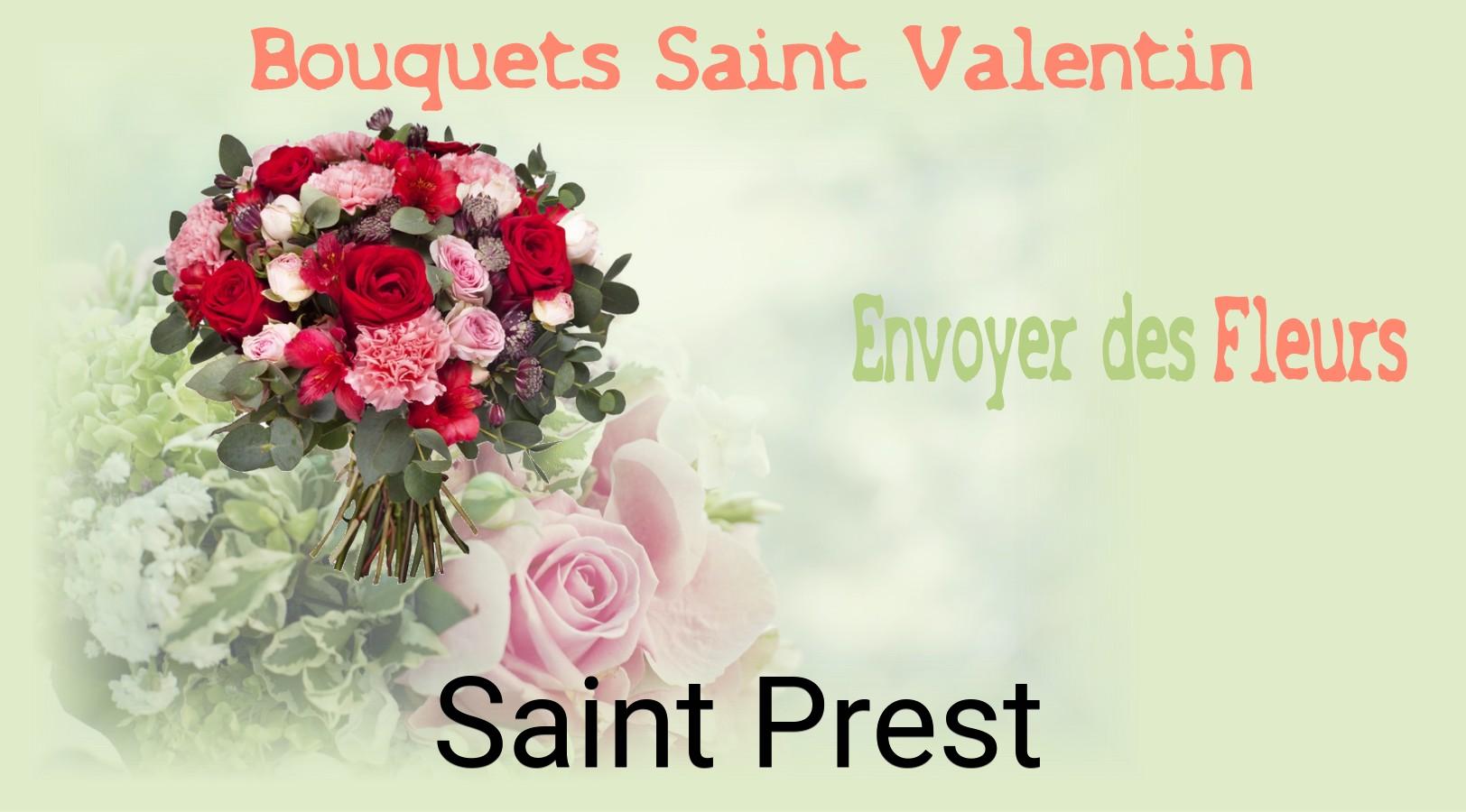 Roses de Saint-Valentin livrées à Saint-Prest
